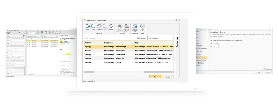 Synergy-Mail Manager integration