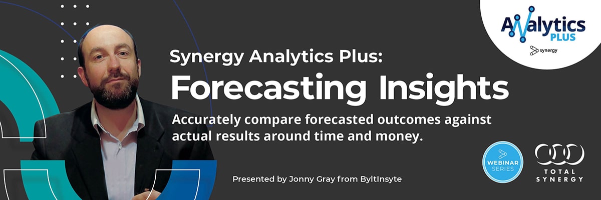 SAP Forecasting Projects Dashboards Webinar
