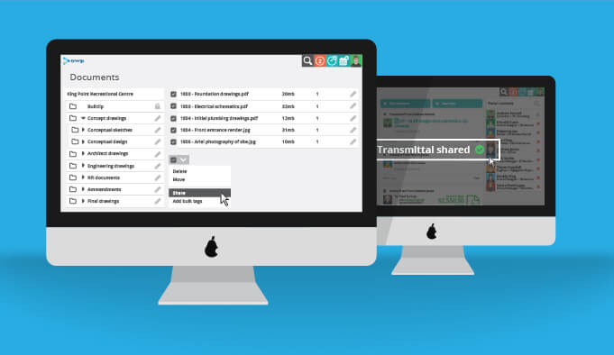 Transmittals simplified — your future of project information management.