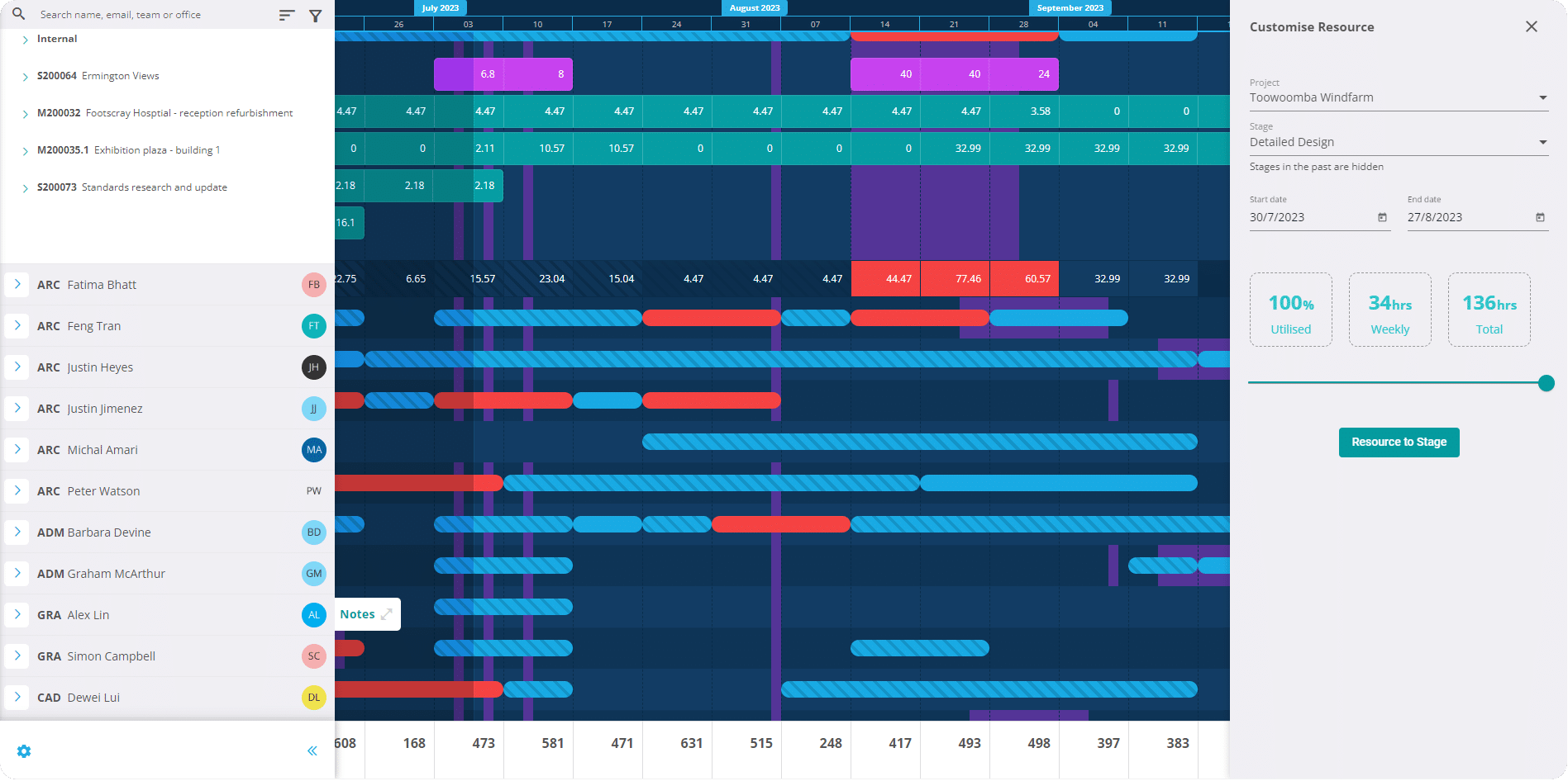 Planning Board Screen